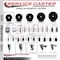 Service Caster 3'' Phenolic Wheel Swivel 7/16'' Grip Ring Stem Caster with Brake SCC-GR20S314-PHS-TLB-716138 - alternate 3